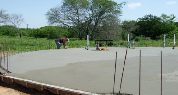 Ring beam footing